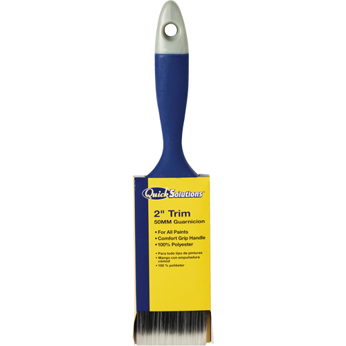Quick Solutions Trim Brush, Polyester, Plastic Handle, 2" Width Rideout Tool & Machine Inc.