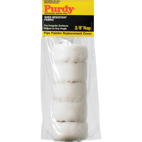 Pipe Painter Roller Refill, 10 mm (3/8") Nap, 177.8 mm (7") L Rideout Tool & Machine Inc.