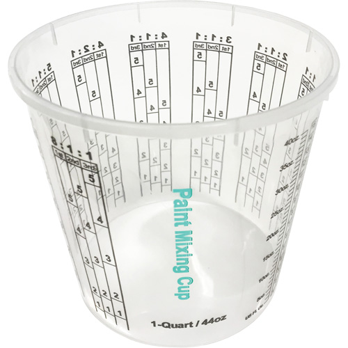 Plastic Paint Mixing Cup, 1.25 Litres Rideout Tool & Machine Inc.