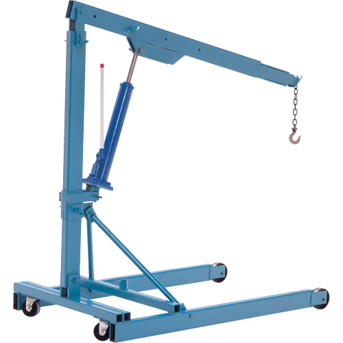 Grues Portatives, Lev&eacute;e 8', 1000 lb (0,5 tonne), 70-1/2" bras, 69-1/4" ha Rideout Tool & Machine Inc.