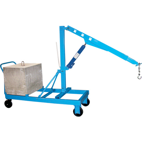 Potences de levage - Fl&egrave;che inverse, Lev&eacute;e 8', 2000 lb (1 tonne), 57" bras, 78" ha Rideout Tool & Machine Inc.
