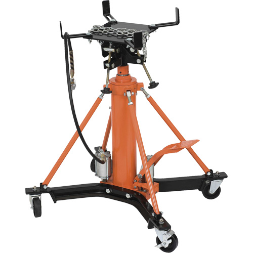 High Lift Air/Hydraulic 2-Stage Transmission Jack, 1 Ton(s) Lifting Capacity Rideout Tool & Machine Inc.