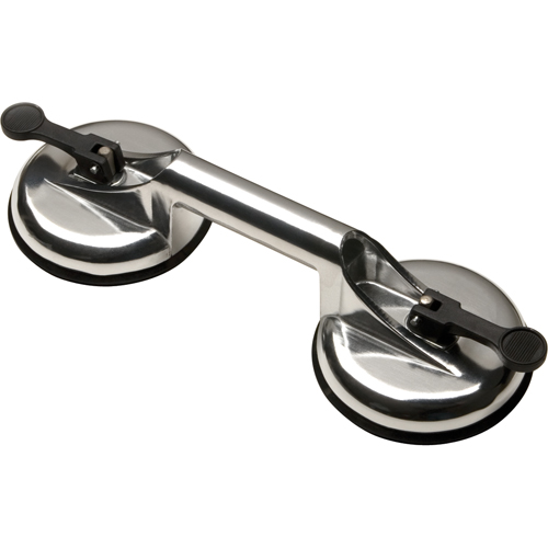 Manually Operated Hand Vacuum Cups - Double Handcup, 66 lbs. Capacity, 4-5/8", Lever, 13" Handle Length Rideout Tool & Machine Inc.