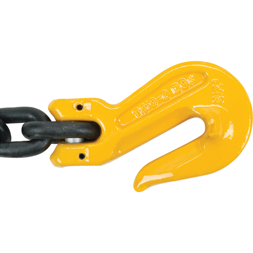 Chain Slings, 80 Chain, Double Legs, Oblong & Slip Hooks, 5/8" x 8' Rideout Tool & Machine Inc.
