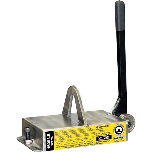 Creative Lift&reg; Magnets, 1500 lbs. (0.75 tons) Holding Cap., 14-3/4" L x 7-1/4" W x 6-3/4" H Rideout Tool & Machine Inc.