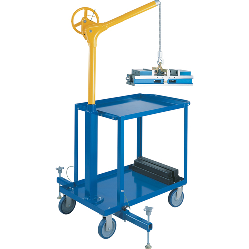 Hauts crochets &eacute;l&eacute;vateurs industriels avec chariot mobile, Capacit&eacute; 500 lb (0,25 tonne) Rideout Tool & Machine Inc.