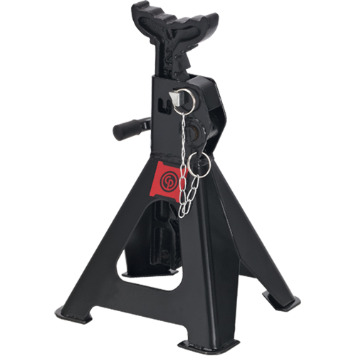 Jack Stands, Locking Pin, 6 tons Capacity, 15-7/10" - 24-2/5" H Rideout Tool & Machine Inc.