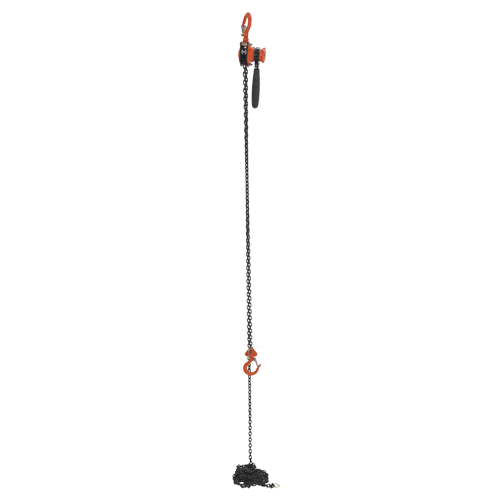 Mini Lever Hoist, 15' Lift, 500 lbs. (0.25 tons) Capacity, Steel Chain Rideout Tool & Machine Inc.
