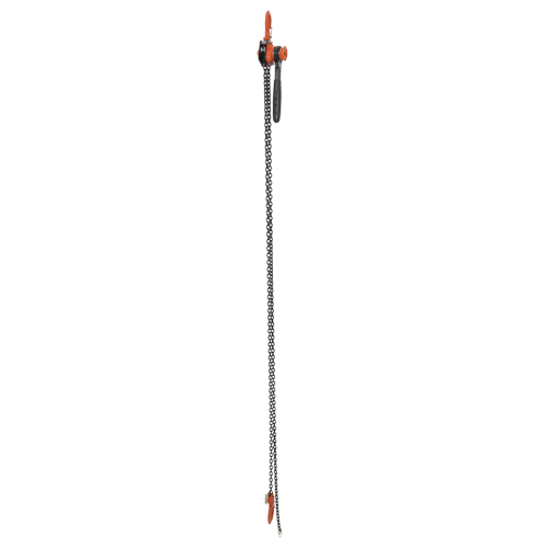 Mini Lever Hoist, 10' Lift, 1000 lbs. (0.5 tons) Capacity, Steel Chain Rideout Tool & Machine Inc.