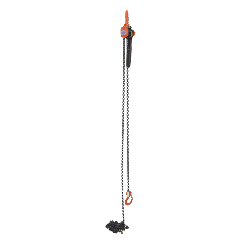 Mini palan &agrave; levier, Lev&eacute;e 15', Cabacit&eacute; 1000 lb (0,5 tonne), Chaîne en Acier Rideout Tool & Machine Inc.