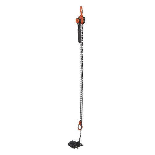 Mini palan &agrave; levier, Lev&eacute;e 15', Cabacit&eacute; 1000 lb (0,5 tonne), Chaîne en Acier Rideout Tool & Machine Inc.