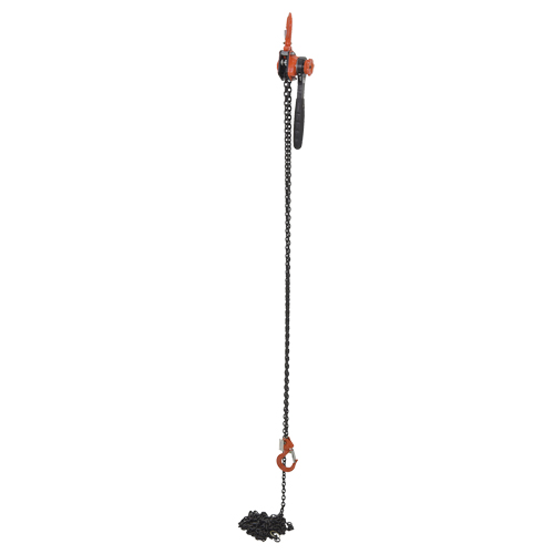 Mini palan &agrave; levier, Lev&eacute;e 20', Cabacit&eacute; 1000 lb (0,5 tonne), Chaîne en Acier Rideout Tool & Machine Inc.