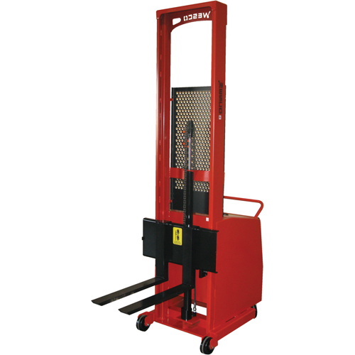 56" Lift Counter-Balance Powered Stacker Rideout Tool & Machine Inc.