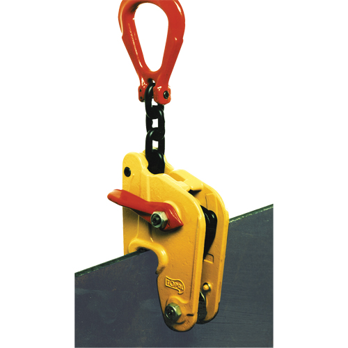 Pince &agrave; t&ocirc;le multipositions de prise automatique Topal NK1-40-60, 3300 lb (1,65 tonne), Ouverture de la m&acirc;choire de 1-5/8" - 2-5/16" Rideout Tool & Machine Inc.