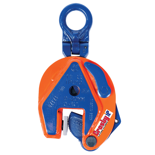 IPU10 Universal Lifting Clamp, 12000 lbs. (6 tons), 0" - 2" Jaw Opening Rideout Tool & Machine Inc.