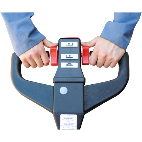 Fully Powered Electric Pallet Truck, 4500 lbs. Cap., 48" L x 30.25" W Rideout Tool & Machine Inc.