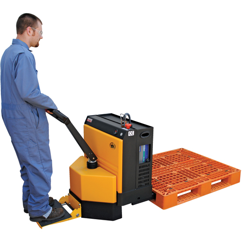 Fully Powered Electric Pallet Truck With  Stand-On Platform, 4500 lbs. Cap., 48" L x 30.25" W Rideout Tool & Machine Inc.
