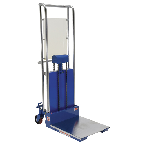 Hefti-Lift Load Stacker, Foot Pump Operated, 880 lbs. Capacity, 59" Max Lift Rideout Tool & Machine Inc.