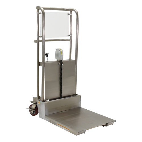 Hefti-Lift Load Stacker, Foot Pump Operated, 450 lbs. Capacity, 45-5/8" Max Lift Rideout Tool & Machine Inc.