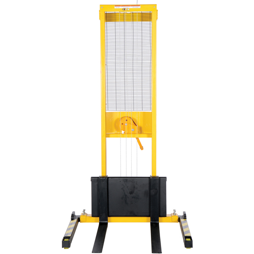Gerbeur manuel, Fonctionnement Treuil manuel, Capacit&eacute; 770 lb, Lev&eacute;e max 60" Rideout Tool & Machine Inc.