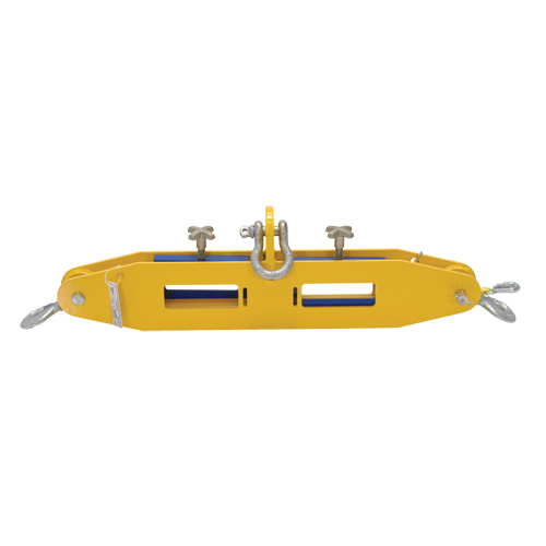 Forklift Lifting Beam, 7" x 2-1/2" Fork Pocket Rideout Tool & Machine Inc.