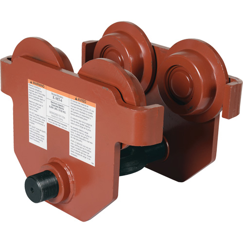 Low Profile Manual Trolley, 6000 lbs. (3 tons) Rideout Tool & Machine Inc.