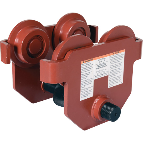 Low Profile Manual Trolley, 6000 lbs. (3 tons) Rideout Tool & Machine Inc.