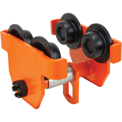 Adjustable Trolley with Safety Plates, 10000 lbs. (5 tons) Rideout Tool & Machine Inc.