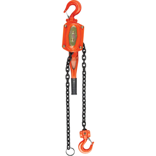 Lever Hoist, 10' Lift, 3000 lbs. (1.5 tons) Capacity, Alloy Steel Chain Rideout Tool & Machine Inc.