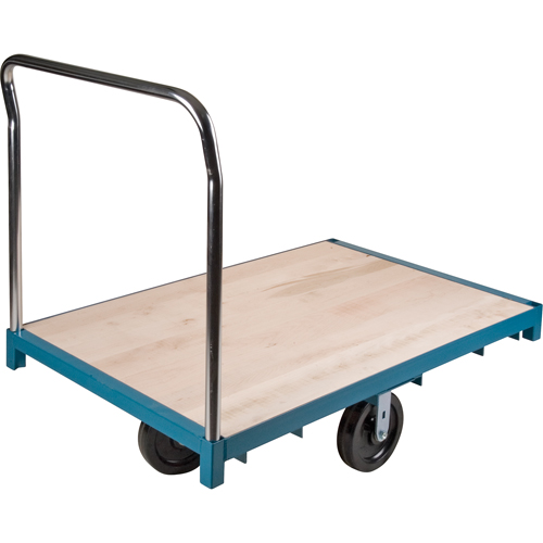 Heavy-Duty Platform Truck, 72" L x 36" W, 2500 lbs. Capacity, Nylon Casters Rideout Tool & Machine Inc.