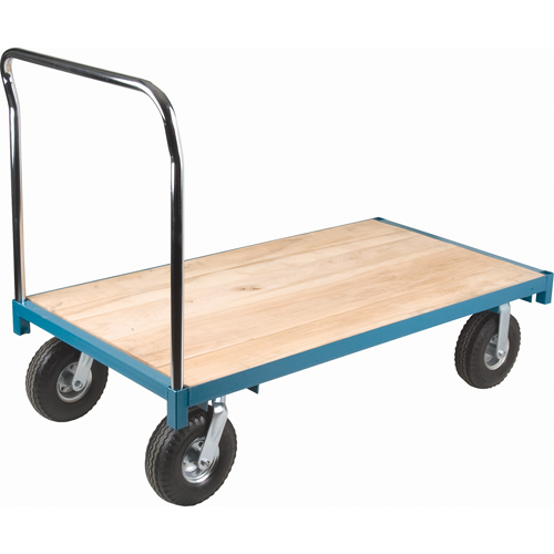 Heavy-Duty Platform Truck, 60" L x 30" W, 1200 lbs. Capacity, Pneumatic Casters Rideout Tool & Machine Inc.
