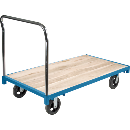 Heavy-Duty Platform Truck, 60" L x 30" W, 2000 lbs. Capacity, Rubber Casters Rideout Tool & Machine Inc.