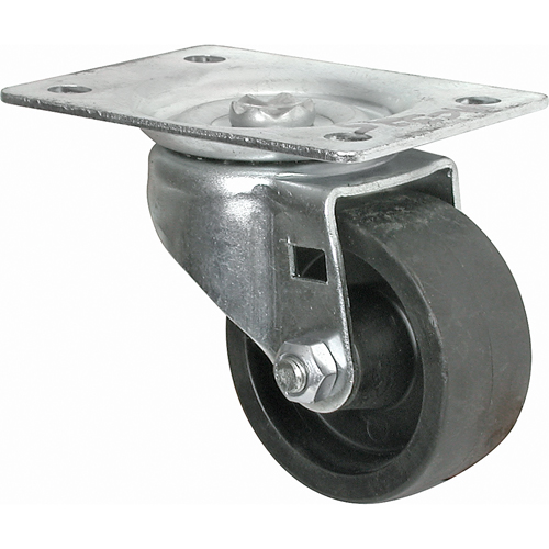 Light-Duty Caster, Swivel, 2-1/2" (63.5 mm), Polyolefin, 200 lbs. (91 kg.) Rideout Tool & Machine Inc.