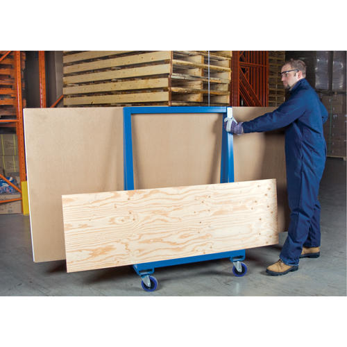 Chariot &agrave; plateforme en a pour panneaux/feuilles, 36" x 24" x 55", Capacit&eacute; 1200 lb Rideout Tool & Machine Inc.