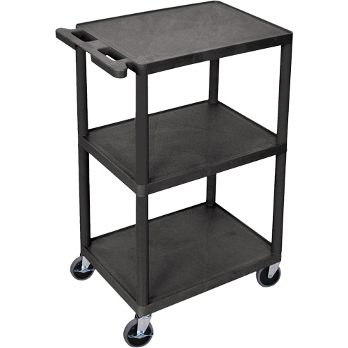 Chariot utilitaire, 3 tiers, 18" x 40" x 24", Capacit&eacute; 400 lb Rideout Tool & Machine Inc.