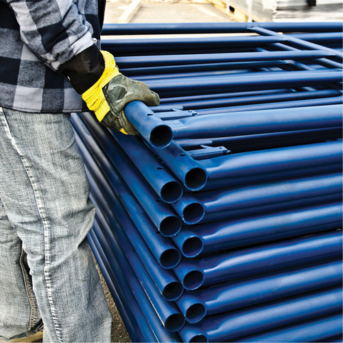 Scaffolding, Steel Frame, 84" D x 60" H Rideout Tool & Machine Inc.