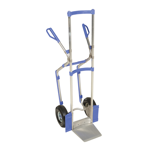 Ergonomic Hand Truck, Combination Handle, Aluminum, 52" Height, 350 lbs. Capacity Rideout Tool & Machine Inc.