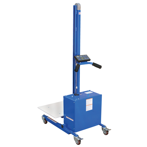 Quick Lift Platform Stacker, Electric Operated, 175 lbs. Capacity, 57" Max Lift Rideout Tool & Machine Inc.