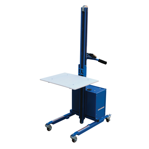 Quick Lift Platform Stacker, Electric Operated, 175 lbs. Capacity, 57" Max Lift Rideout Tool & Machine Inc.