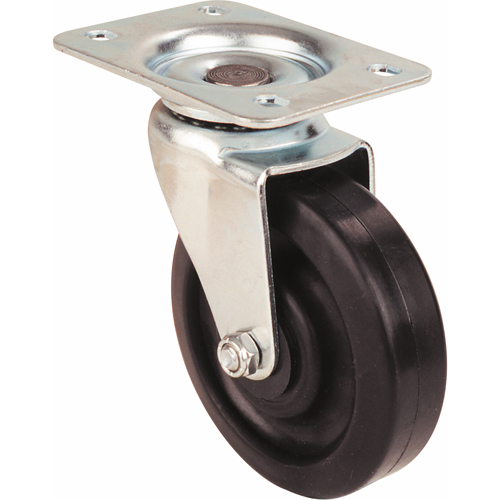 Light-Duty Caster, Swivel, 3" (76 mm), Polyolefin, 250 lbs. (113 kg.) Rideout Tool & Machine Inc.