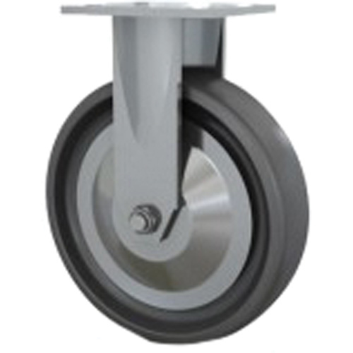 Roulette robuste, Fixe, 8" (203,2 mm), Elastom&egrave;re dur, 1000 lb (453,6 kg) Rideout Tool & Machine Inc.