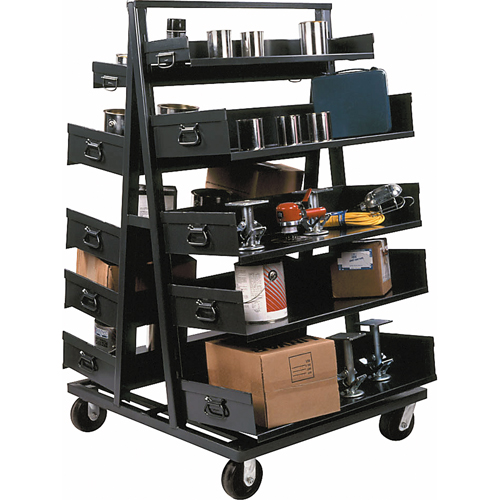 Adjust-A-Tray Trucks, 40" x 38" x 64", 2500 lbs. Capacity Rideout Tool & Machine Inc.