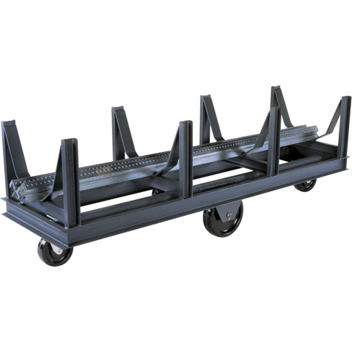 Bar Cradle Truck, 96" L x 28" W x 29" H, 10000 lbs. Capacity, Phenolic Wheels Rideout Tool & Machine Inc.