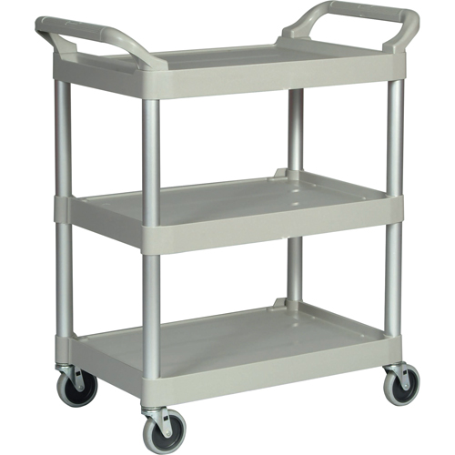 Chariot utilitaire &agrave; usage l&eacute;ger, 3 tiers, 19" x 38" x 34", Capacit&eacute; 200 lb Rideout Tool & Machine Inc.