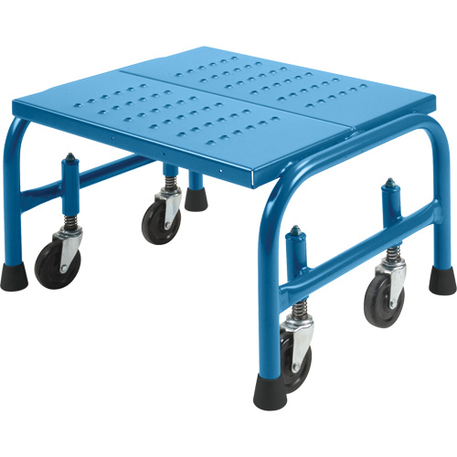 Marche-pied roulant 20 x 16 x 12, 1 marches, Largeur de la marche 18", Hauteur de la plateforme 12", Acier Rideout Tool & Machine Inc.