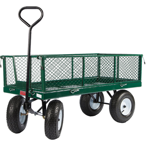 Wagons With Fold-Down Racks, 24" W x 48" L, 800 lbs. Capacity Rideout Tool & Machine Inc.