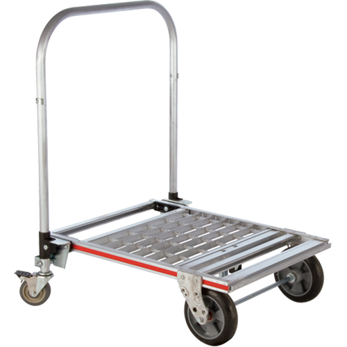 Chariot &agrave; plateforme repliable &agrave; quatre roues, Aluminium, 750 lb, 31" lo x 23-1/4" la, Hauteur 39" Rideout Tool & Machine Inc.