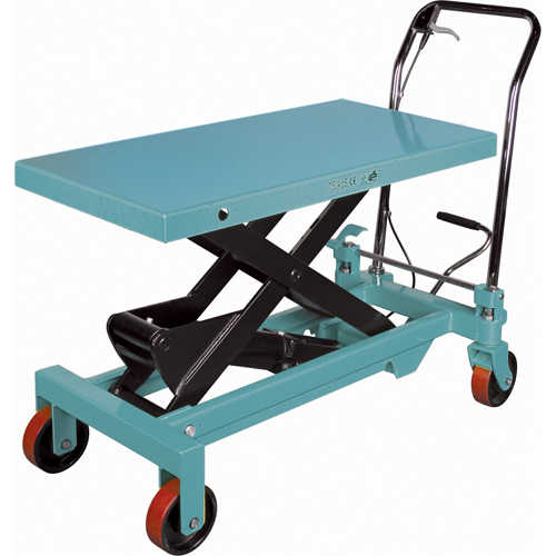 Heavy-Duty Hydraulic Scissor Lift Table, 39-3/8" L x 20-1/8" W, Steel, 1650 lbs. Capacity Rideout Tool & Machine Inc.