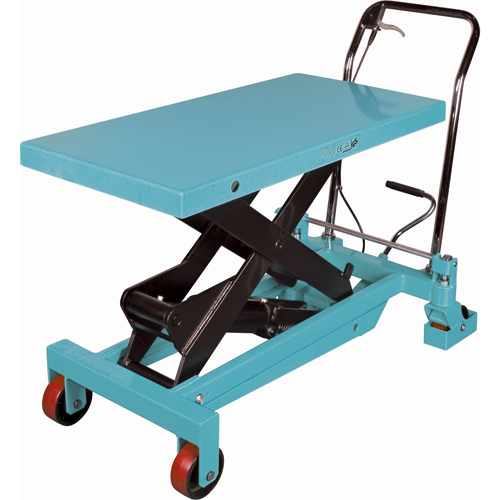 Heavy-Duty Hydraulic Scissor Lift Table, 40" L x 20-1/8" W, Steel, 2200 lbs. Capacity Rideout Tool & Machine Inc.