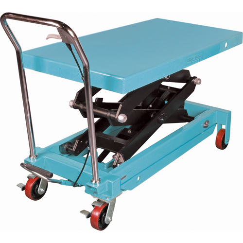 Table &eacute;l&eacute;vatrice robuste &agrave; ciseaux hydraulique, 48" lo x 24" la, Acier, Capacit&eacute; 1545 lb Rideout Tool & Machine Inc.